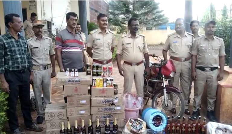 ಅಬಕಾರಿ ಪೊಲೀಸ್‌ ರ  ಭರ್ಜರಿ  ಕಾರ್ಯಾಚರಣೆ…