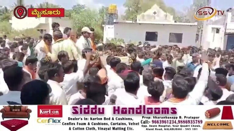 ಬೃಹತ್ ರೋಡ್ ಶೋ ನಡೆಸಿದ ವಿಜಯೇಂದ್ರ