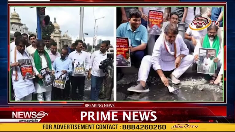 ಬೆಂಗಳೂರಿನ ರಸ್ತೆ ಗುಂಡಿಗೆ ಇನ್ನೂ ಸಿಕ್ಕಿಲ್ಲ ಮುಕ್ತಿ: ವಿಧಾನಸೌಧದ ಮುಂಭಾಗದಲ್ಲೇ ಹೊಂಡಮಯ!