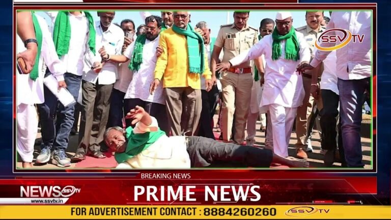 ಔರಾದ್: ಉರುಳು ಸೇವೆ ಮಾಡಿ ಆಕ್ರೋಶ ಹೊರ ಹಾಕಿದ ರೈತರು