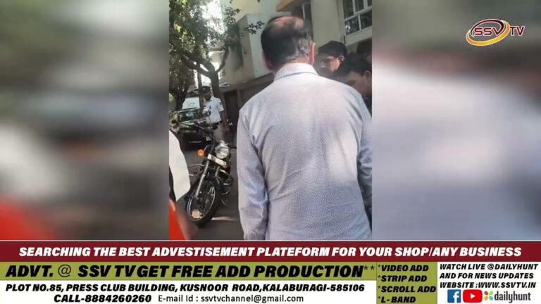 ಬೈಕ್ ಅಪಘಾತವಾಗಿ ಗಾಯದಿಂದ  ಬಿದ್ದಿದ್ದ ವ್ಯಕ್ತಿಯನ್ನು ಪ್ರಿಯಾಂಕ್ ಖರ್ಗೆ ರಾಮಯ್ಯ ಆಸ್ಪತ್ರೆಗೆ ಸೇರಿಸಿ ಮಾನವೀಯತೆ